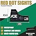ADE Advanced Optics RD3-009 5 MOA Red Dot Sight with Mounting Plate for Smith & Wesson MP M&P, M&P 2.0, SD9VE, SD40VE Pistols + Additional Standard Picatinny Mount