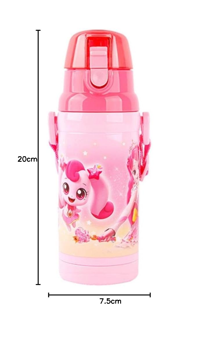 Amazon｜ティニピン ハチュピン ロミ 子供 女の子 水筒 ワンタッチ