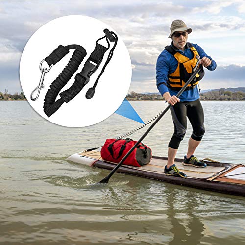 KKmoon Suportes para remos para caiaque Trelas para remos de segurança ajustáveis ​​para caiaque Cli