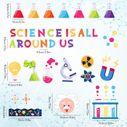 Décoration de tableau d'affichage scientifique robuste et esthétique pour école - 2