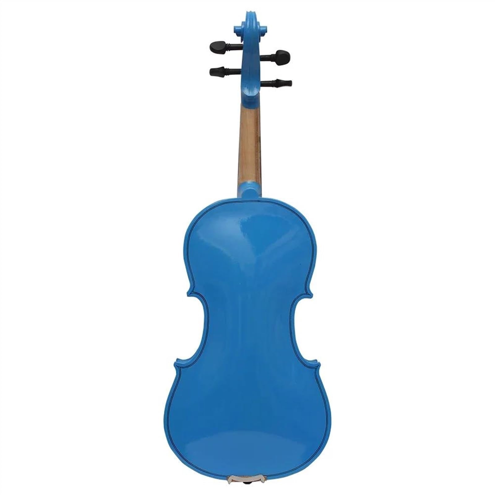 Geige 4/4 Violine Dunkelblau Massivholz Violinenset Für Üben