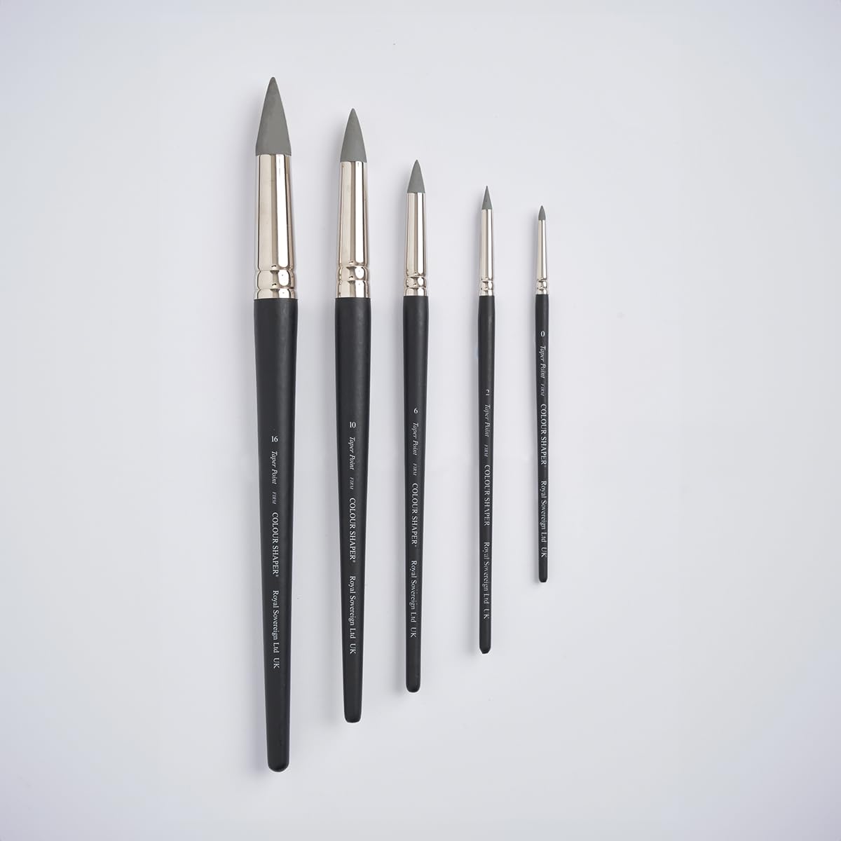 Colour Shaper Taper Point 10 Firm Painting Shaper Brush - Grey