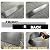 LH-GUARD 0.8" Rise Wheelchair Threshold Ramp, Large Capacity 35.43" L x 5.9" W Rubber Threshold Ramps, Non-Slip Solid Rubber Ramp for Doorways Scooter Sweepers (0.8" Rise Cuttable, Black)