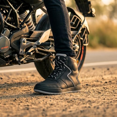 Image of CLAN SHOES - Stealth - D3O - Waterproof - CE Certified Motorcycle Riding Shoes