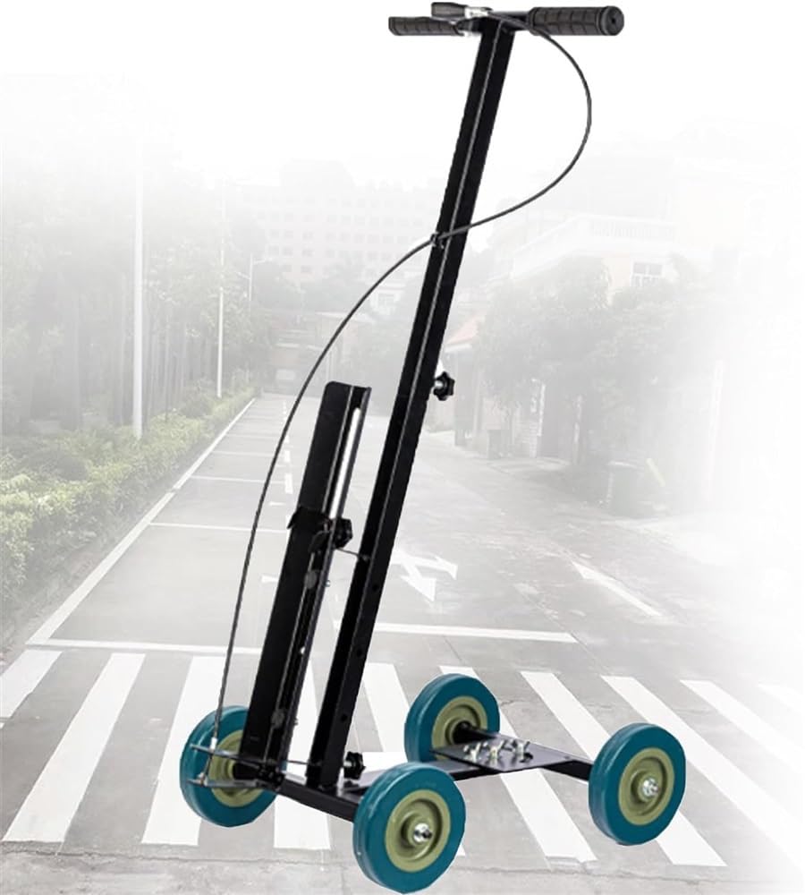 asdchZen Wheel Transfer Line Marking Machine With Width Adjustment Lane Marking Applicator Lane Marking Applicator For Schools Sports Surfaces Road Or Grass Marking Paint,