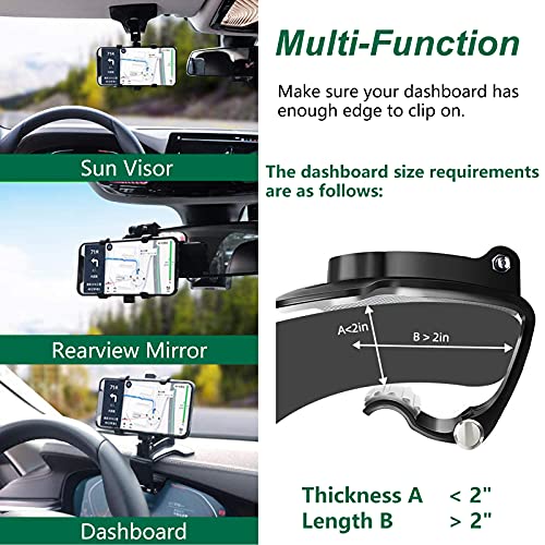 PKYAA Car Dashboard Phone Holder PKYAA Car Dashboard Phone Holder