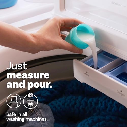 Image of Downy Soft, 2 in 1 Soft and Fresh Liquid Fabric Softener, Cool Cotton, 111 fl oz, 150 Loads, Fabric Conditioner Liquid provides softness and freshness for fabrics