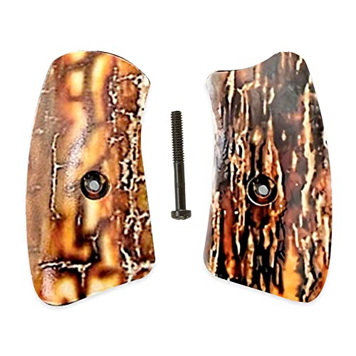 Premium Gun Grips Compatible Replacement for Ruger SP101 Grip Insert w/HD Picture of Mammoth Bark UV Printed on Inserts Grips - Premium Gun Grips