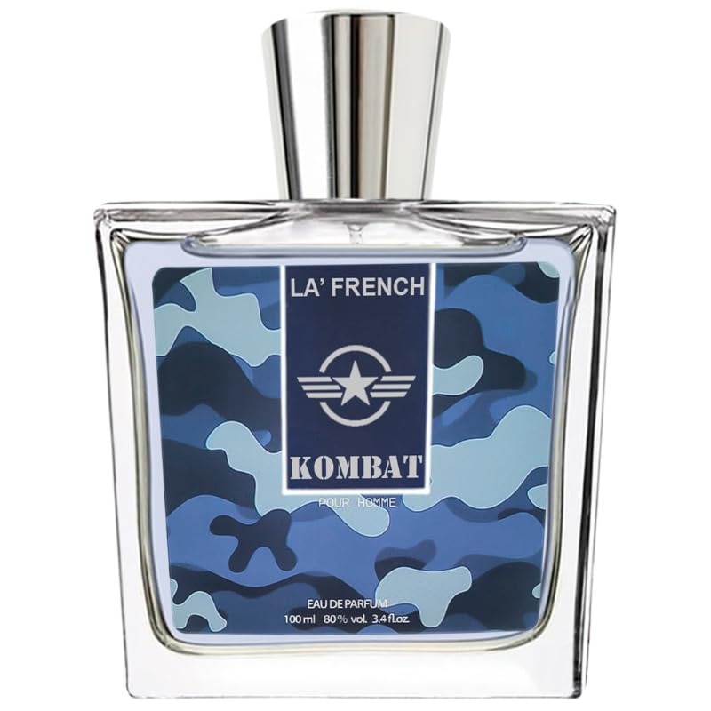 LA' French Kombat Perfume For Men Extra Long Lasting Luxury Perfume Scent | Pour Homme Eau De Parfum | All Day Fragrance | Perfume Gift Pack Of 1(100 Ml (Pack Of 1))