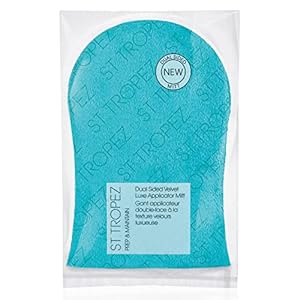 St.Tropez Double-Sided Luxe Velvet Applicator Mitt, Soft Self Tanning Mitt for a Flawless Finish, Waterproof Tanning Mitt for a Smooth and Even Self Tan, Ultimate Mitt for Self Tanner, 1 ct