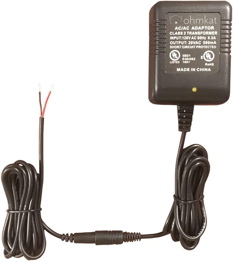 Miniatura 2 de OhmKat Fuente de alimentación para timbre de video  Compatible con Blink Smart Wi-Fi Video Doorbell  No requiere cableado existente  Transformador,