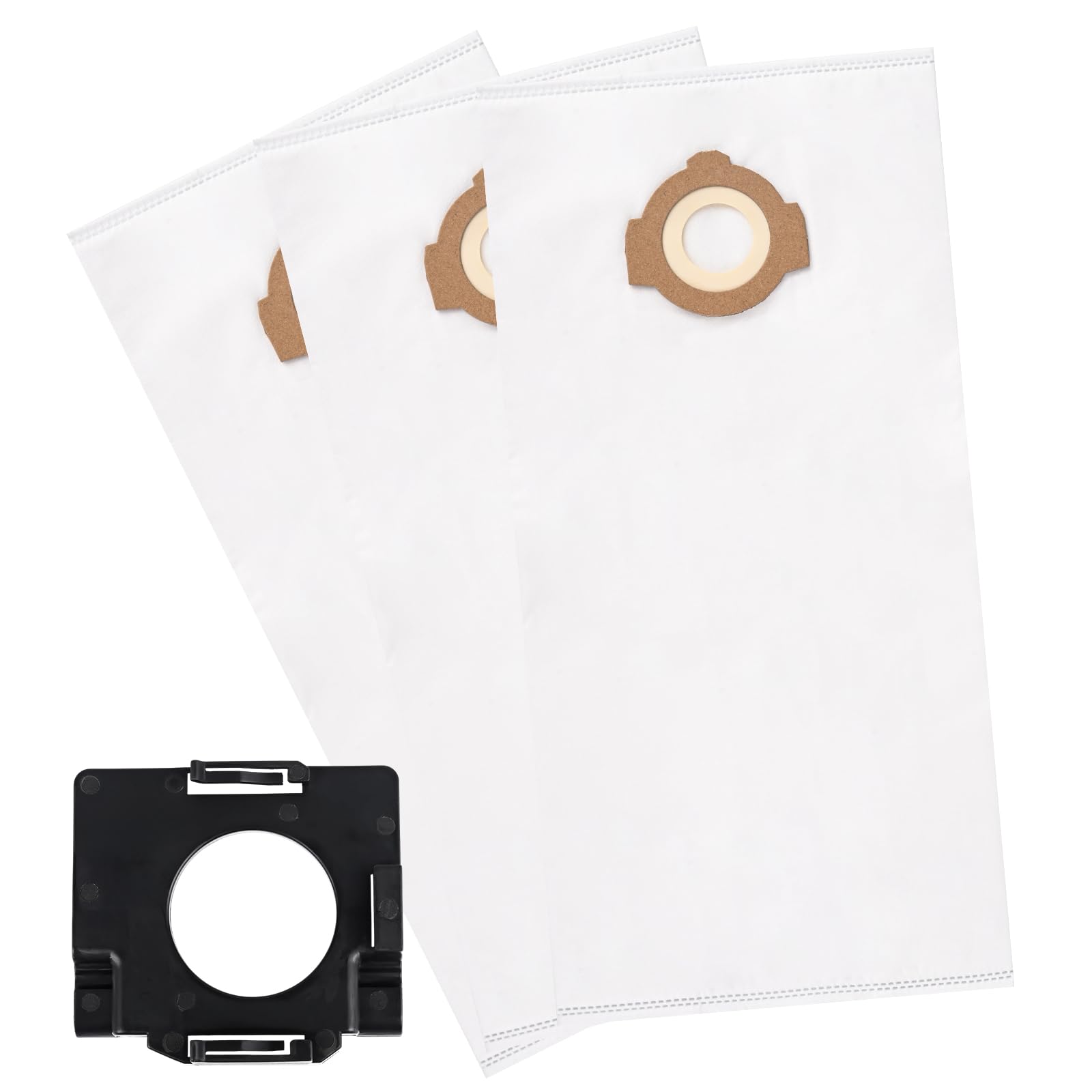 49-90-2016 Fleece Dust Bags, milwaukee m18 vacuum bags, Fits For milwaukee 0960-20 & 0970-20 M18 PACKOUT Vacuum, 3 Packs, m18 packout vacuum bags