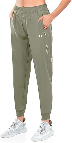 NORTHYARD Pantalones deportivos para mujer para correr entrenamiento ligeros de secado rápido para correr senderismo caminar activo pantalones