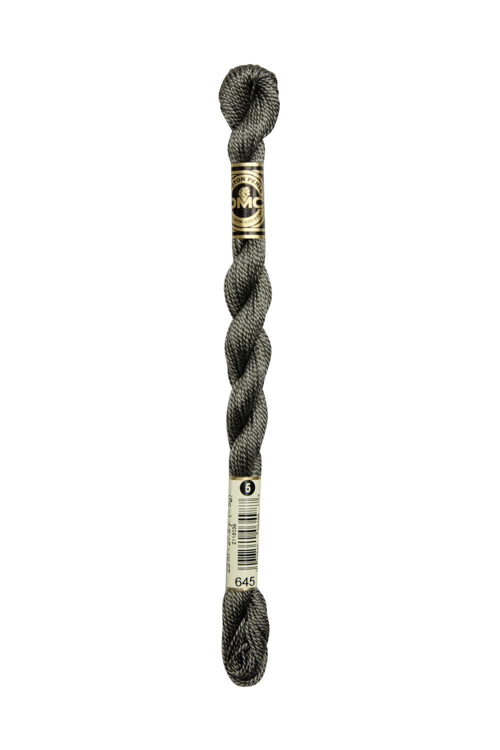 DMC Pearl Cotton Skeins Size 5 - 27.3 Yards-Very Dark Beaver Grey