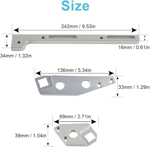 Miniatura 7 de WMPHE LS Soporte de cable de acelerador ajustable de 4.016 in compatible con colector de admisión de chapa de aluminio Chevy 4.8 5.3 5.7 6.0