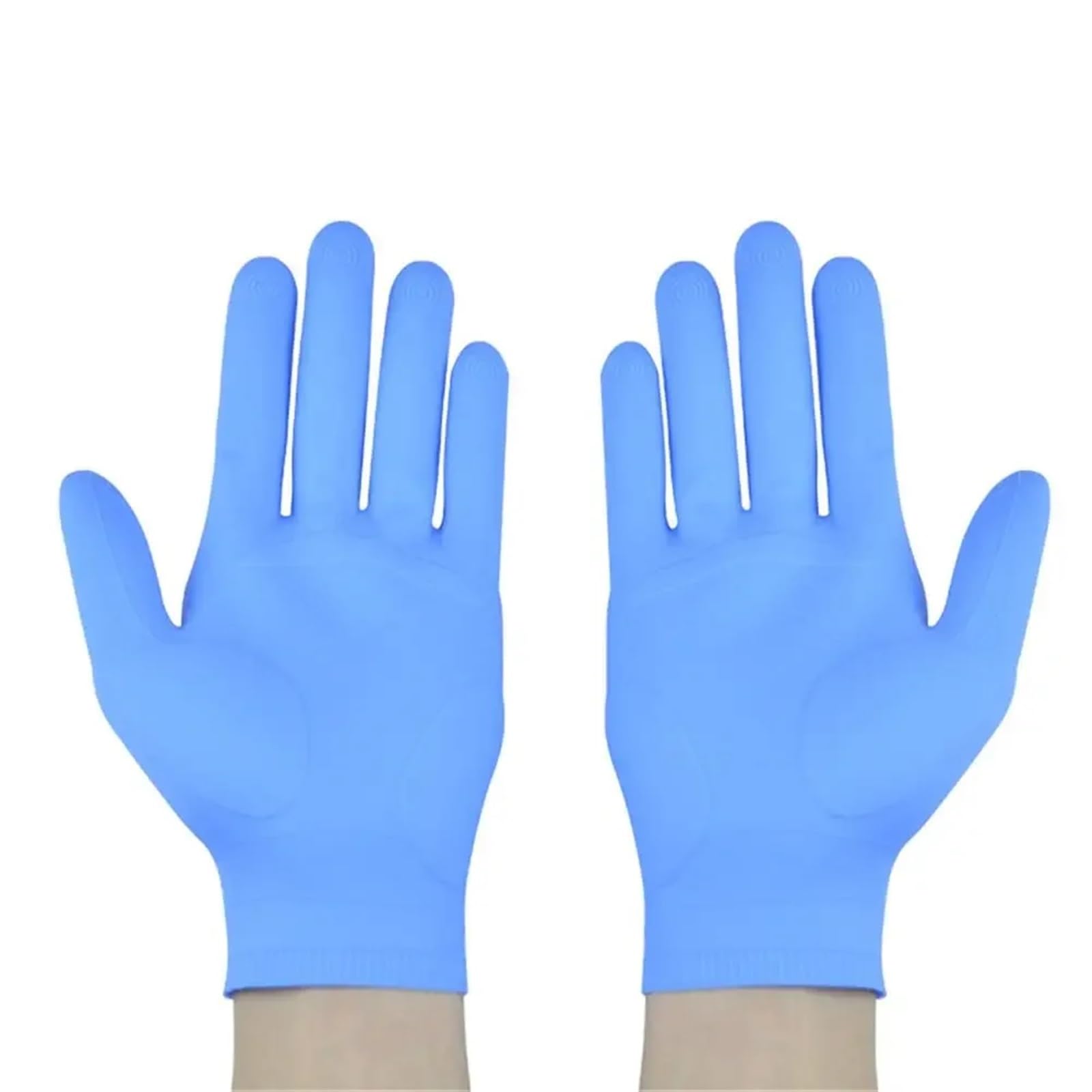 Rubber Gloves 2 Paar Silikon-Nitrilhandschuhe, wiederverwendbare, wasserdichte Handschuhe for hohe Temperaturen, universeller Haushalts-Küchenreinigungshandschuh, Geschirrspülwerkzeug für Küche(Blue)