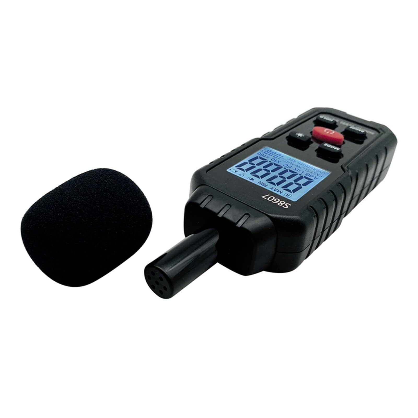 sonómetro, Probador de ruido del medidor nivel sonido digital 30-130 dB