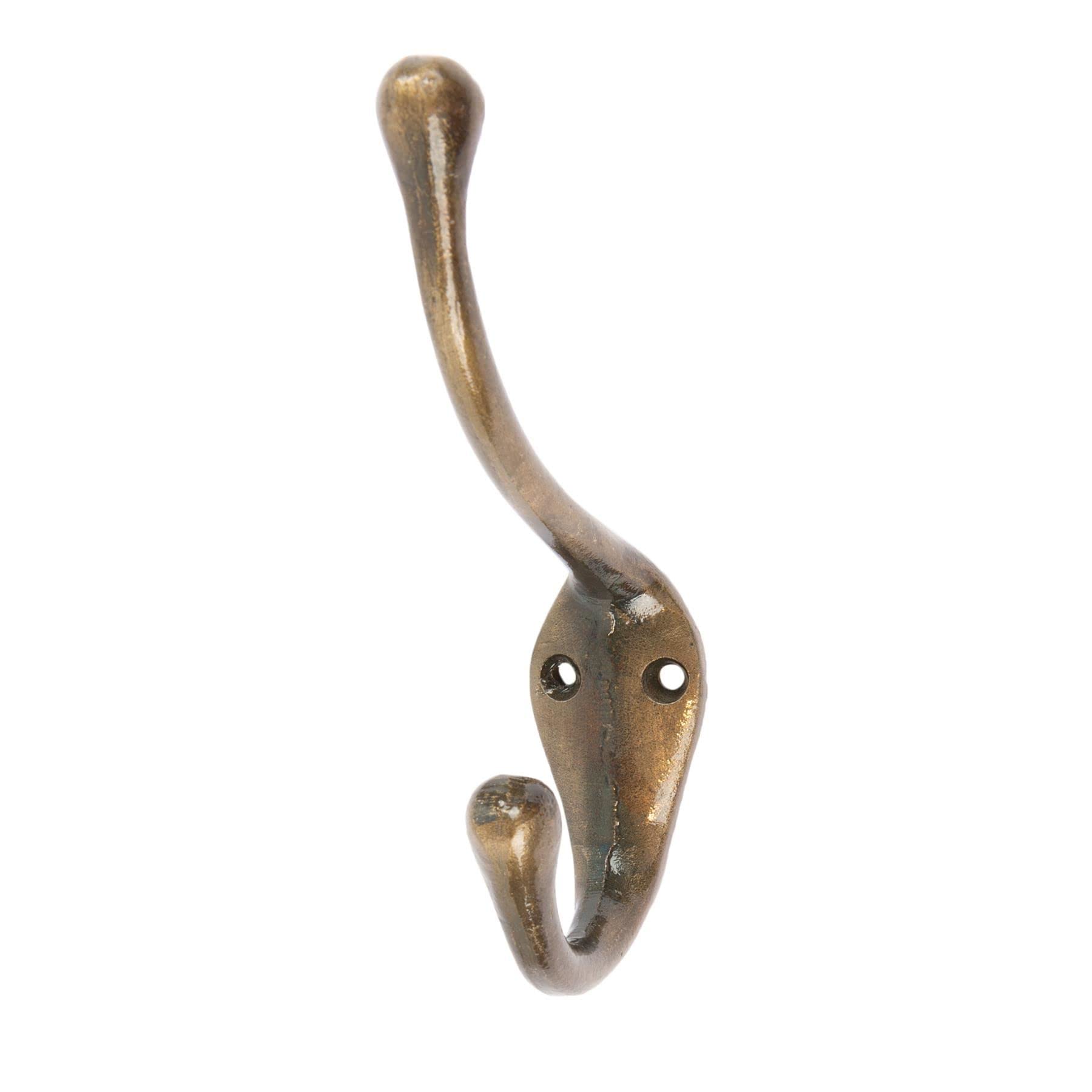 Hammer And Tongs Unisex Gold Narrow Hat & Coat Hook - W30mm X H140mm In | Size: 1000Mm X 1000Mm