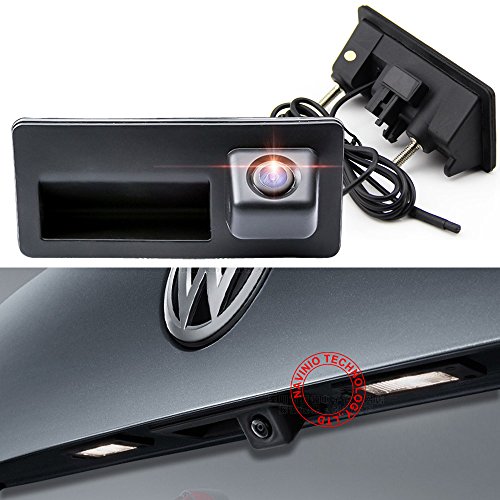 Trunk handle Waterproof 170 reversible vehicle-specific camera integrated into case handle rear view reversing camera for VW A3 A4 A6 A8L VW Tiguan Touareg Sharan Touran Golf VI Variant - Image 2