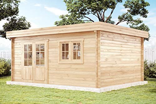 Alpholz Gartenhaus Spree-28 B, 28 mm Wandstärke (500 x 400 cm)