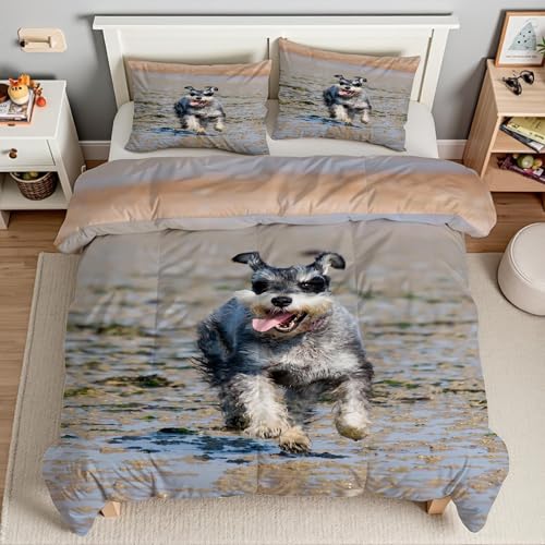 Housse de couette 200x200 anti-plis avec fermeture éclair