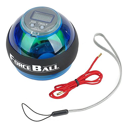 Wrist Trainer Arm Exercise Force Ball with LED Lighting & Speed Meter