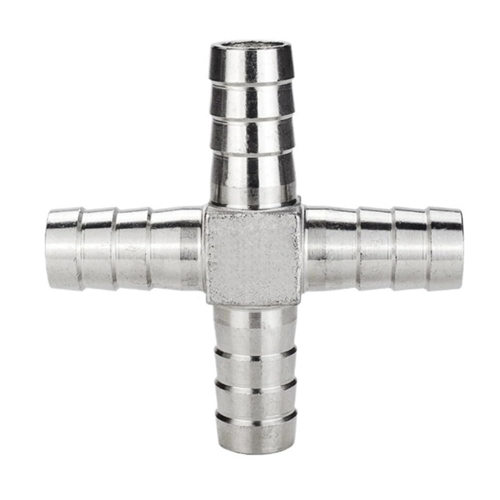 Yjqhody Blue Pagoda Tail Barb Connector For Industrial Machinery Connections, 304 Stainless Steel Hose Pipe Fitting 1Piece(,13Mm)