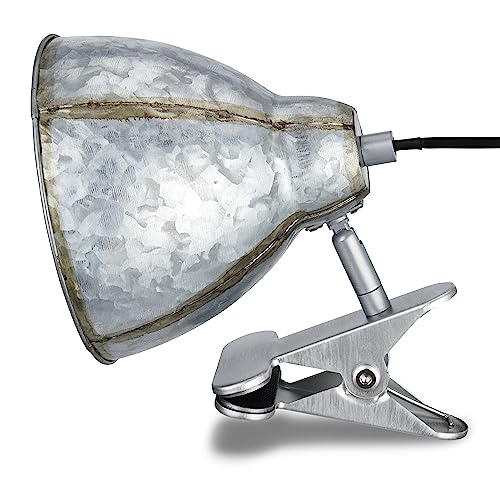 REV Klemmleuchte Zinkfarben E27 Retro 2910010011