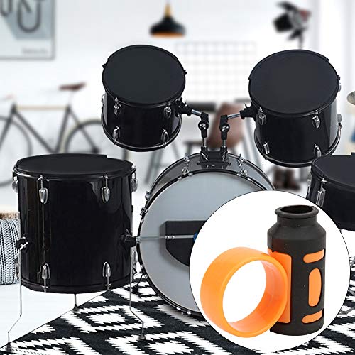 Clip Control para Baquetas con Giro Antideslizante Negro Naranja miniatura 6