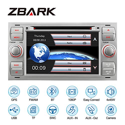 7" HD Screen 2 din Car DVD Player Radio GPS Navi Stereo