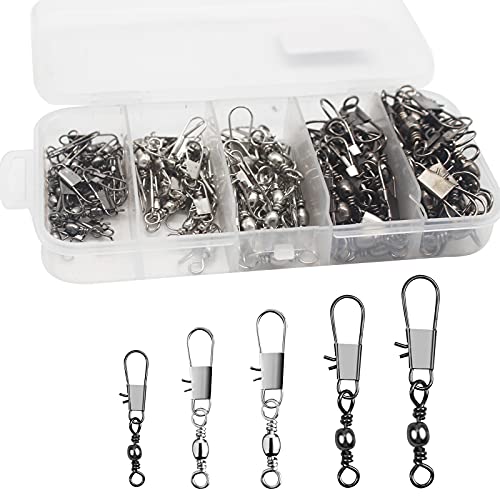 10er Set Angelgewichte Mit Wirbel - Oval Senkblei Für Süß- & Salzwasser