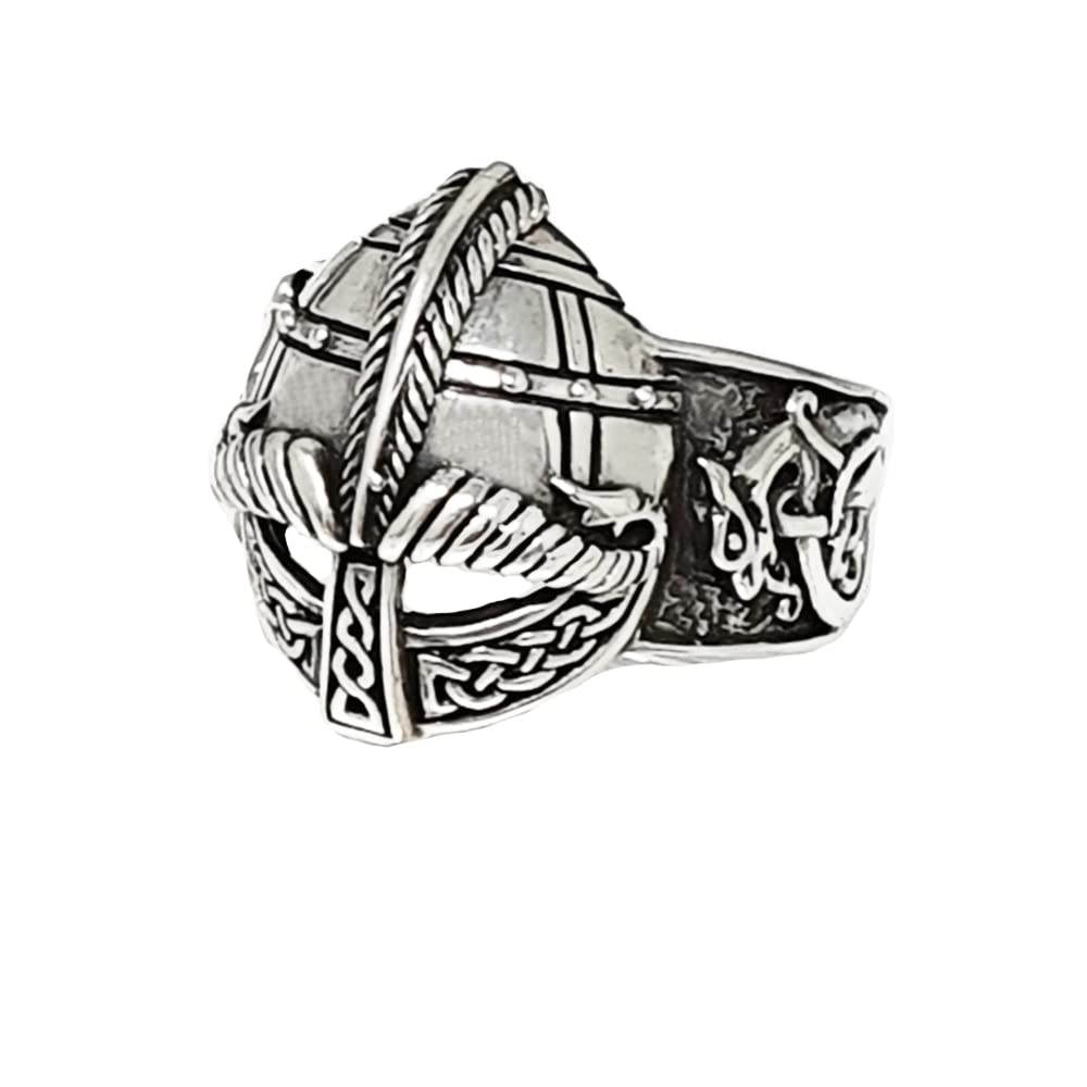 Treasure Bay Anillo para casco vikingo, plata de ley 925, de Gjermundbu, para hombre