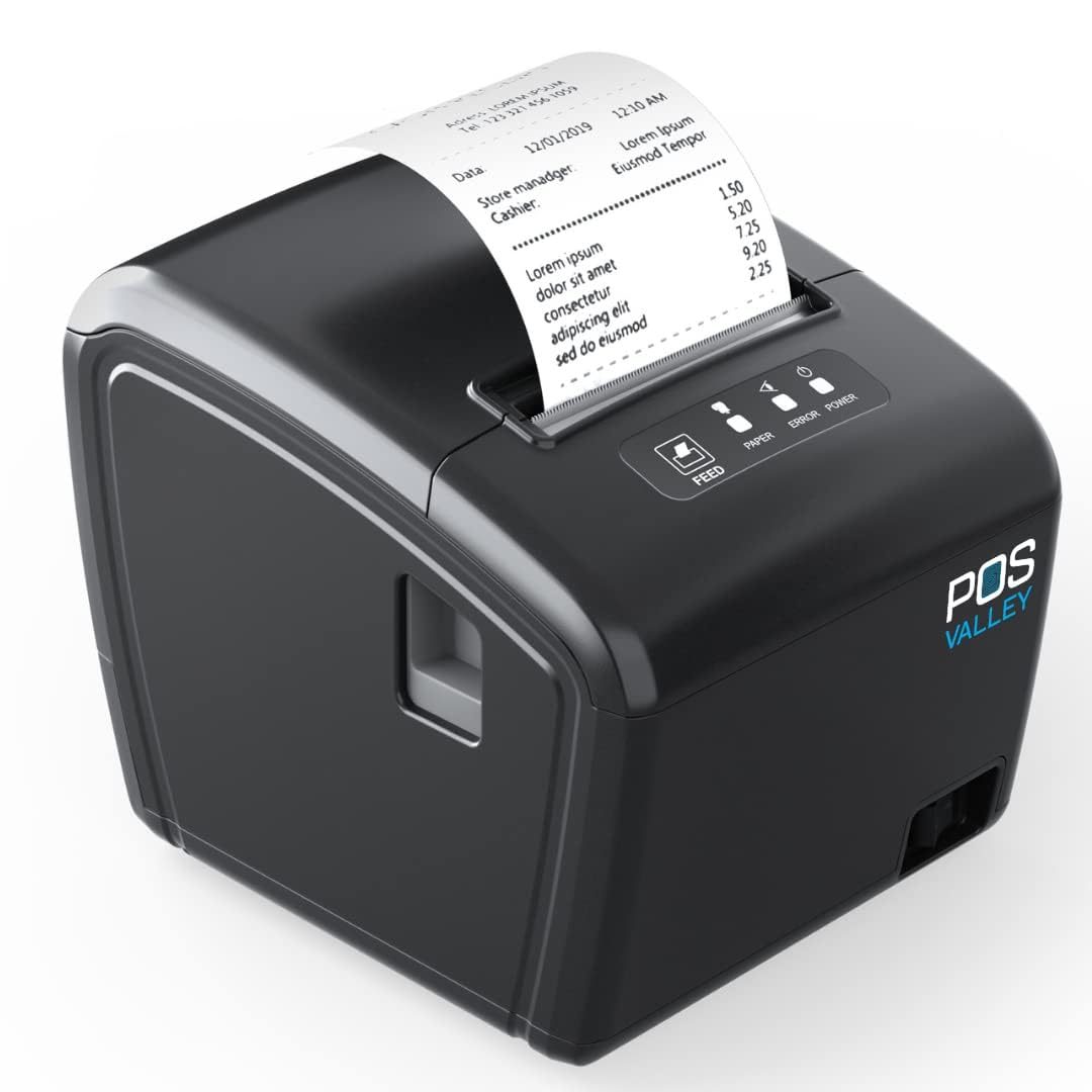 Thermische POS-printer 80 mm | inclusief 5 papierrollen