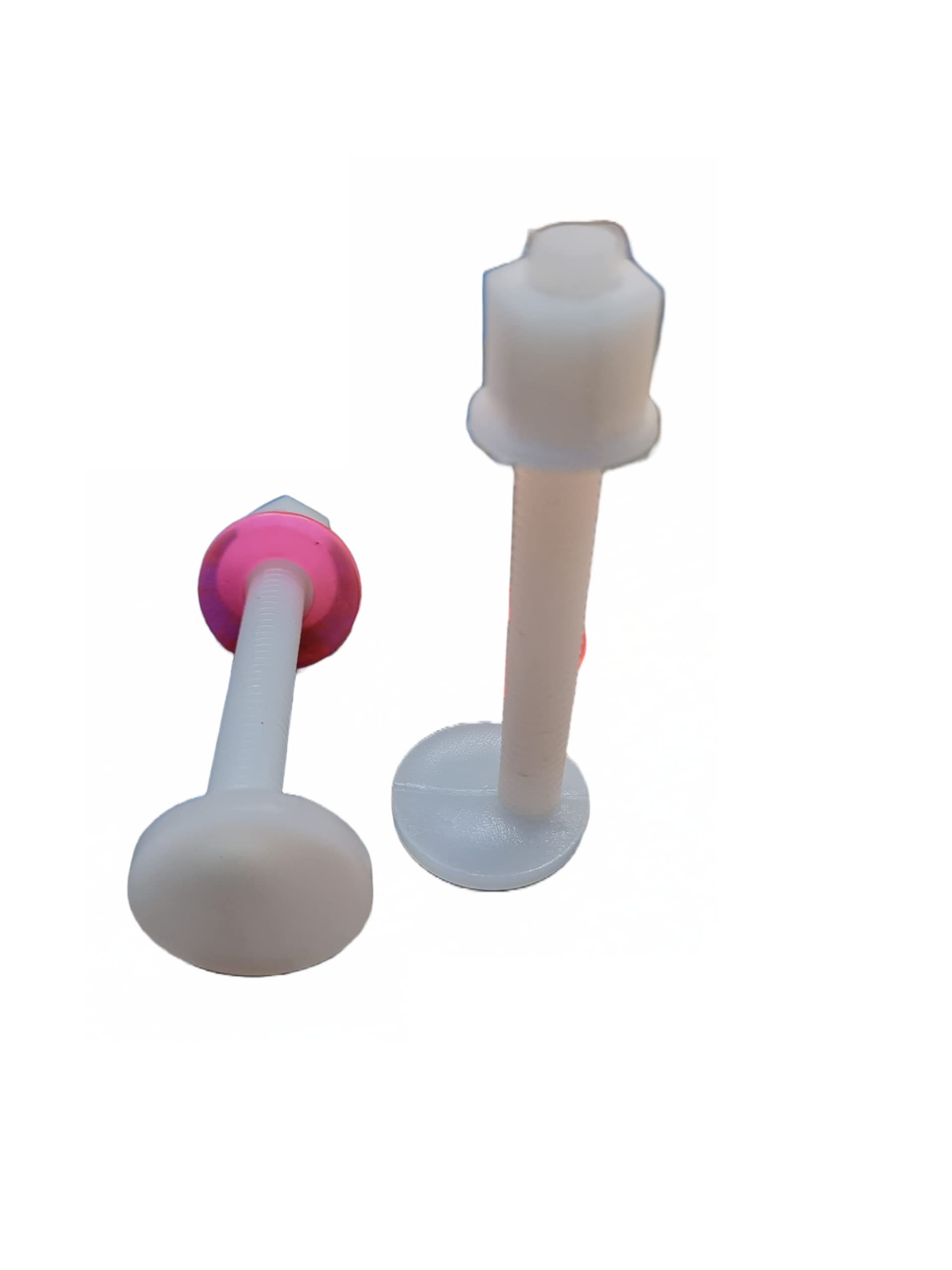 Buy GKP Pvc Screw Hinges for Western Toilet Commode Seat Cover, Round