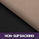 DEXI Fußmatte Innen 61 x 92 cm, rutschfeste Fussmatte waschbar, absorbierend Schmutzfangmatte, wasserdicht Türmatte für Hund, Haustür, Patio, Braun