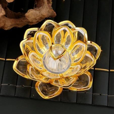 7Seas Lotus TeaLight Candle Led Tea Light Candle Perfect for Gifting, Home Decor, Bed Room, Raksha Bandhan, Festive Decor, Resturant, Cafes | Diwali Decoration Flower Light - 1Pcs 3