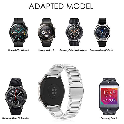 Supore Strap Compatible with Huawei Watch GT2 46mm/Watch GT 46mm/Watch GT Active/Watch 2 Pro/Honor Watch Magic/Galaxy Watch 46mm/Gear S3/Gear 2 - Image 2