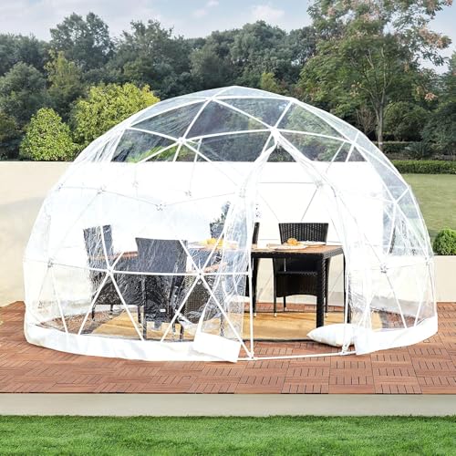 CZGBRO 12FT Garden Dome House, Outdoor Clear Dome Tent...