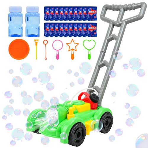 Joellfuner Rasenmäher Seifenblasenmaschine, Seifenblasen Rasenmäher für...