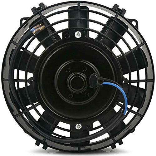 American Volt Upgraded 90 Watt Motor 12 Volt Electric Auto Engine Radiator Cooling Fan High Performance Thermo Trans Oil Cooler Best CFM (7