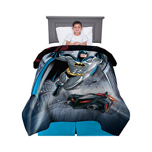 Franco Kids Bedding Soft Comforter, Twin/Full, Batman