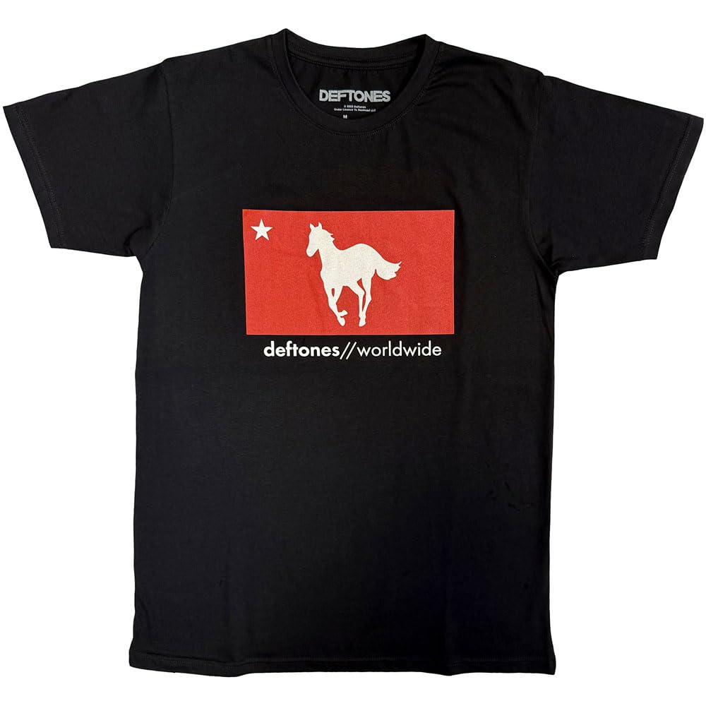 Deftones Star And Pony T-Shirt Black XXL