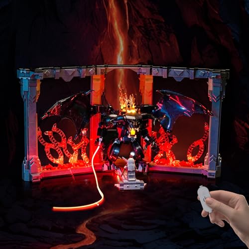 BRICKSHINING LED Lighting Compatible with Lego 10367 Balrog Book Nook, Light Kit Compatible with...