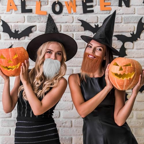 Willbond WILLBOND-MUSTACHE BEARDS-01 10 Pcs Fake Beards Costume Beard Old Man Mustache Costume thumb #4