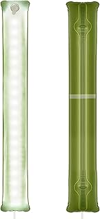 Folgtek Аварийные световые палочки 5W 6V Регулируемая яркость Надувной светодиодный фонарь для кемпинга, водонепроницаемый Легко носить с собой в лагерь.