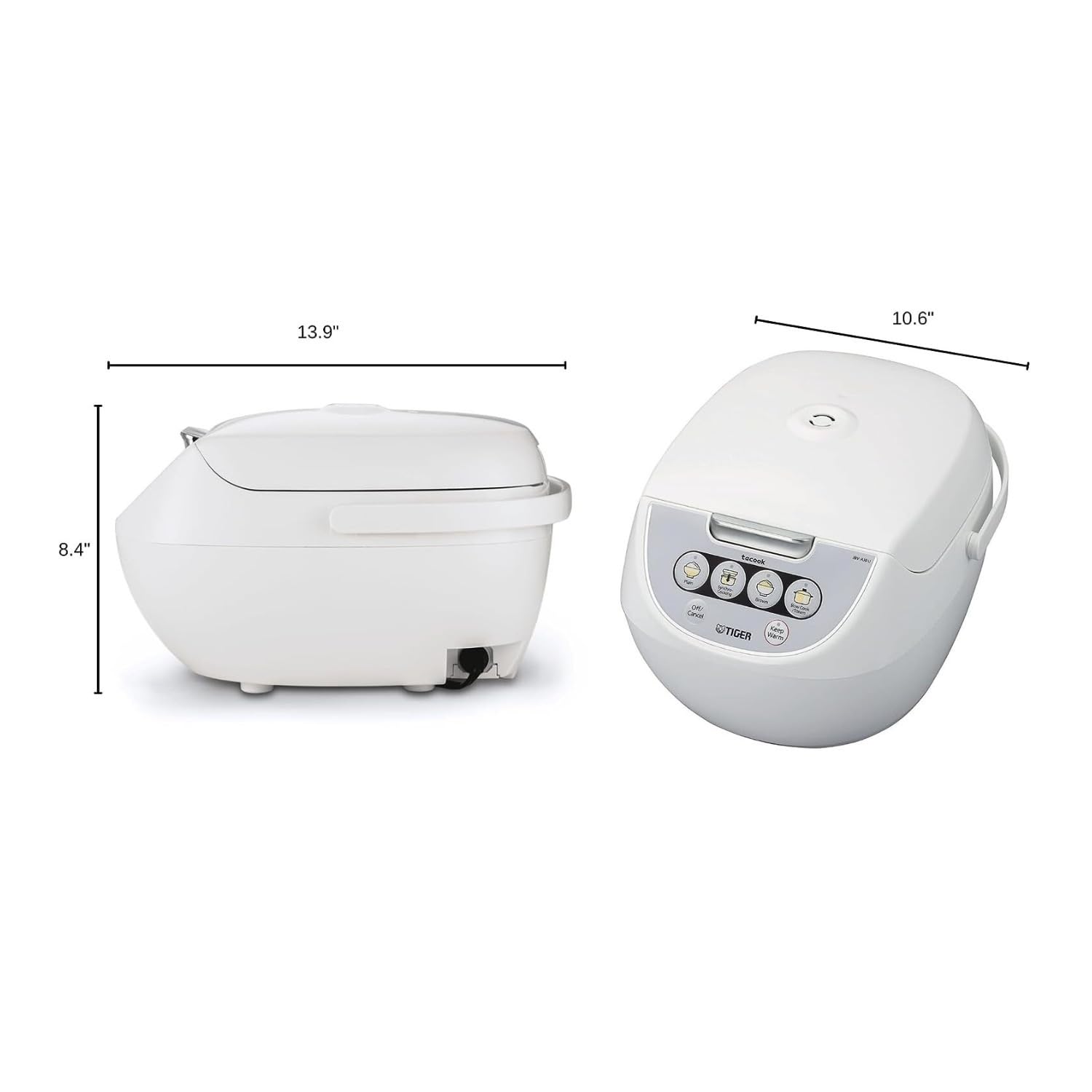 Amazon.com: Tiger Jbv A10u 5.5 Cup Micom Rice Cooker with Tacook