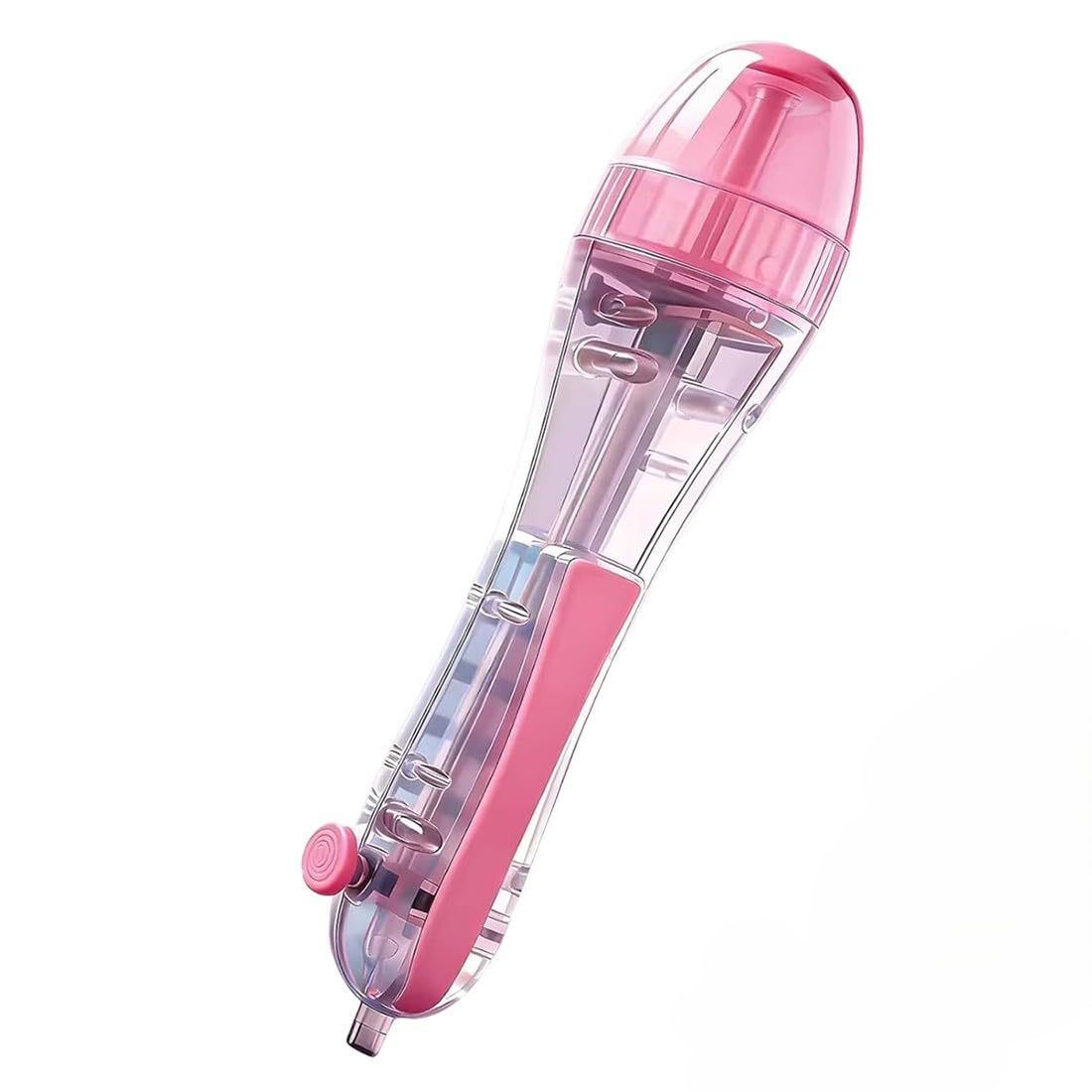 Pluma Para Cuentas Fuse Beads 2.6Mm, Distribuidor De Cuentas Fusibles Para Decoraciones Diy Navideñas Y Caseras, Interacción Padre-Hijo Y Manualidades Para Niños(Rosa)