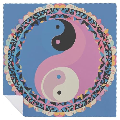 Servilletas de Tela con Patrón Yin Yang 4 Piezas miniatura 6