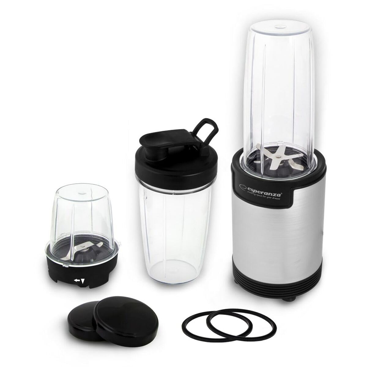 Esperanza EKM030 Nutri blender/Personal blender 9in1 900W Silver