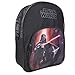 Kinder Rucksack für Jungen Star Wars - Schulranzen mit Motiven aus Darth Vater von Krieg der Sterne - Schulrucksack für Schule mit verstellbaren Schulterriemen - Schwarz - Perletti 30x22x8cm